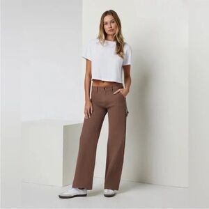Vuori Brown Wide Leg Pants